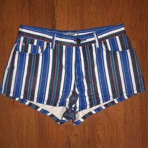 Free people striped shorts size 28